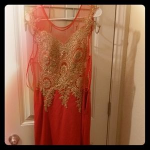 Red prom dress